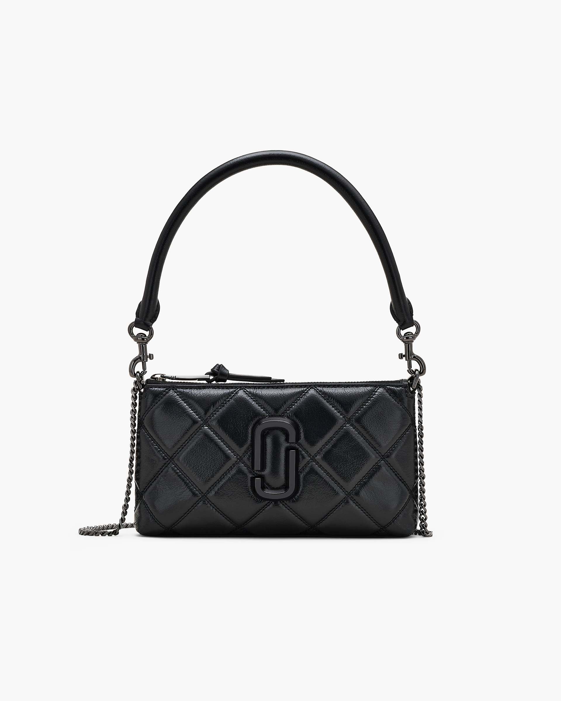 Marc Jacobs Marc Jacobs The Quilted Snapshot Convertible Shoulder Bag Black Black