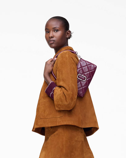 Marc Jacobs Marc Jacobs The Quilted Snapshot Convertible Shoulder Bag Dark Plum Dark Plum