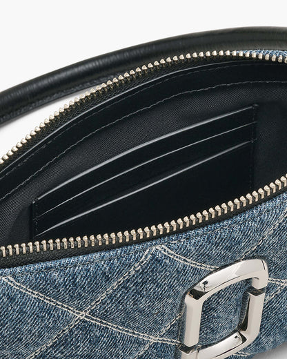 Marc Jacobs Marc Jacobs The Quilted Denim Snapshot Convertible Shoulder Bag Light Wash Indigo Light Wash Indigo