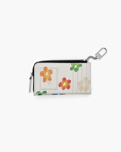 Marc Jacobs Marc Jacobs The Wild Daisy Top Zip Multi Wallet White Multi White Multi