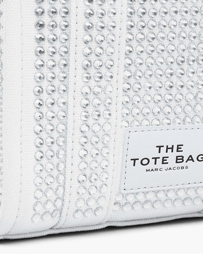 Marc Jacobs Marc Jacobs The Crystal Canvas Crossbody Tote Bag White Crystal White Crystal