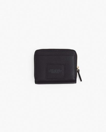 Marc Jacobs Marc Jacobs The Leather Mini Compact Wallet Black Black