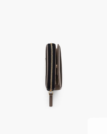 Marc Jacobs Marc Jacobs The Leather Mini Compact Wallet Cement Cement