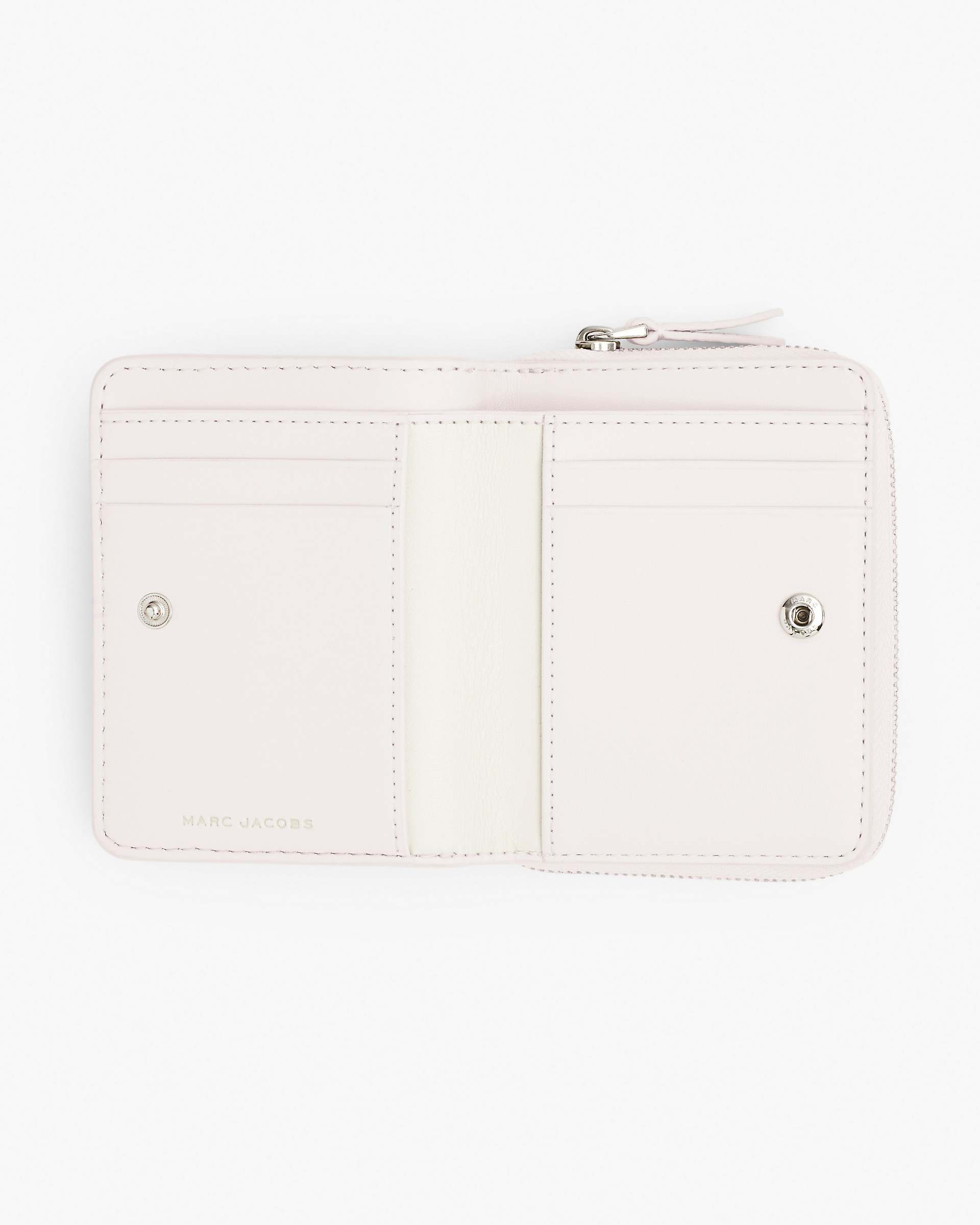 Marc Jacobs Marc Jacobs The Leather Mini Compact Wallet Cotton Cotton