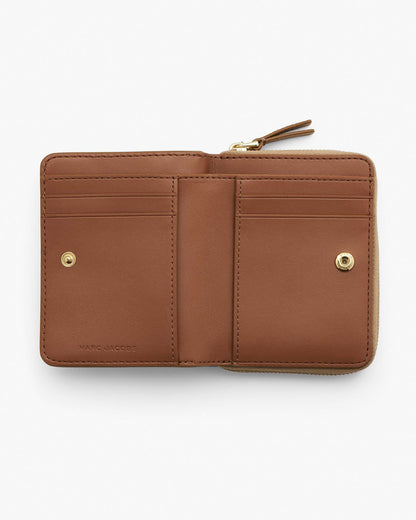 Marc Jacobs Marc Jacobs The Leather Mini Compact Wallet Camel Camel
