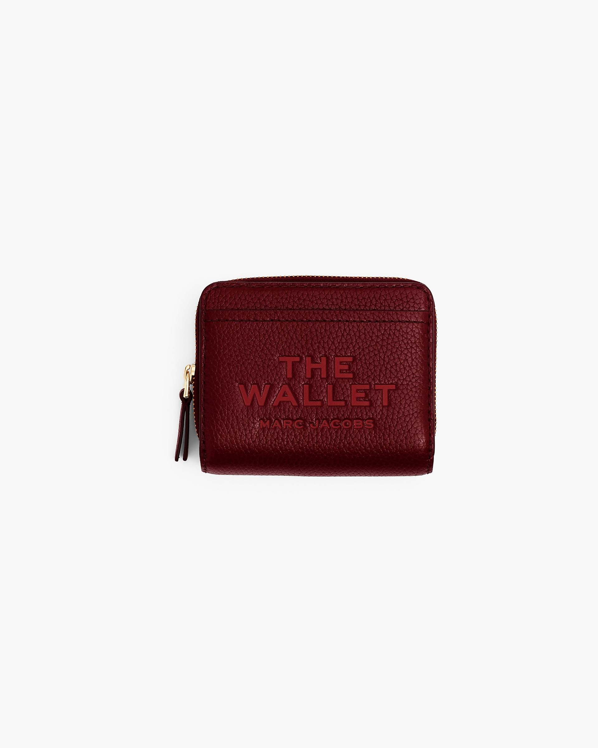 Marc Jacobs Marc Jacobs The Leather Mini Compact Wallet Cherry Cherry