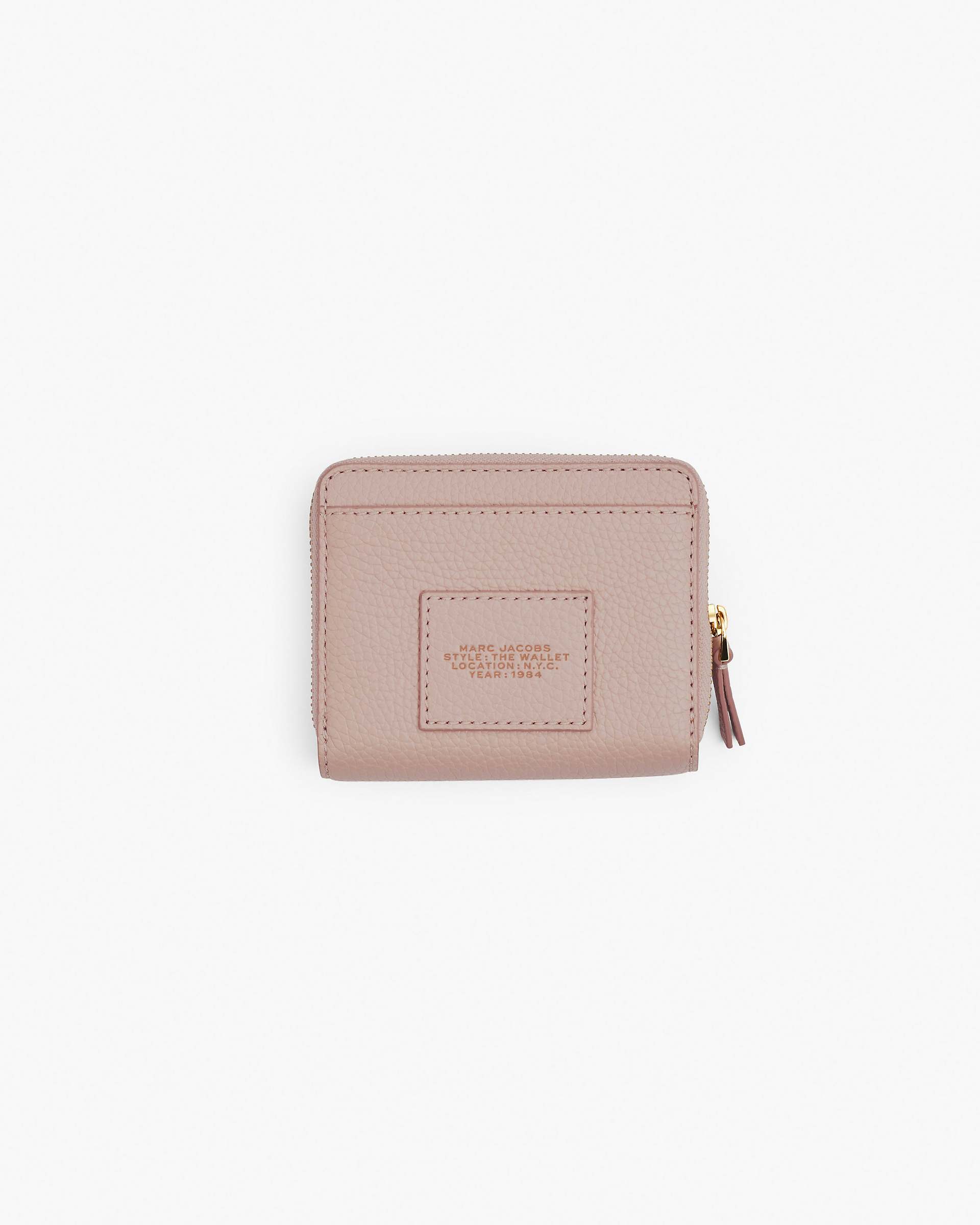 Marc Jacobs Marc Jacobs The Leather Mini Compact Wallet Rose Rose