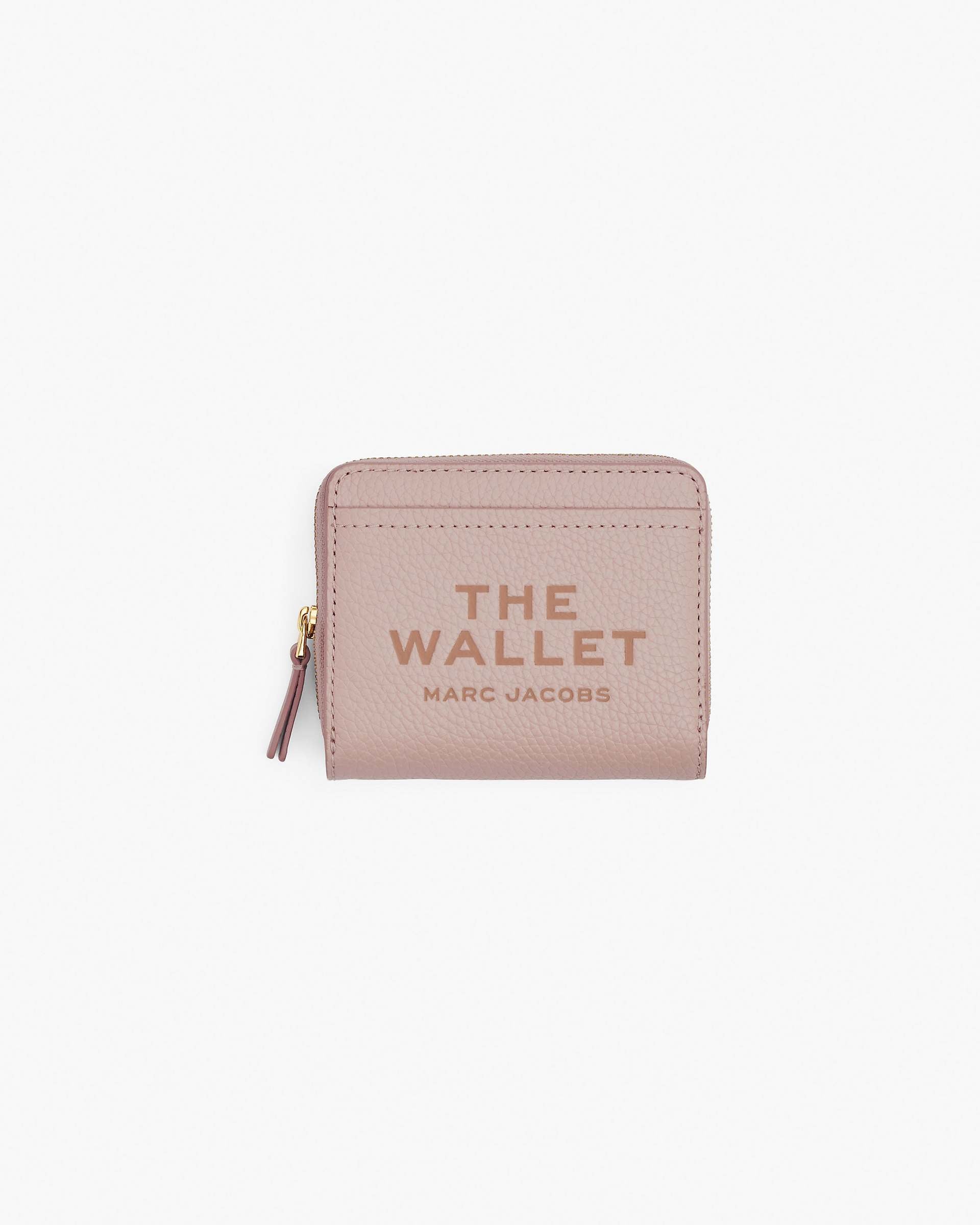 Marc Jacobs Marc Jacobs The Leather Mini Compact Wallet Rose Rose