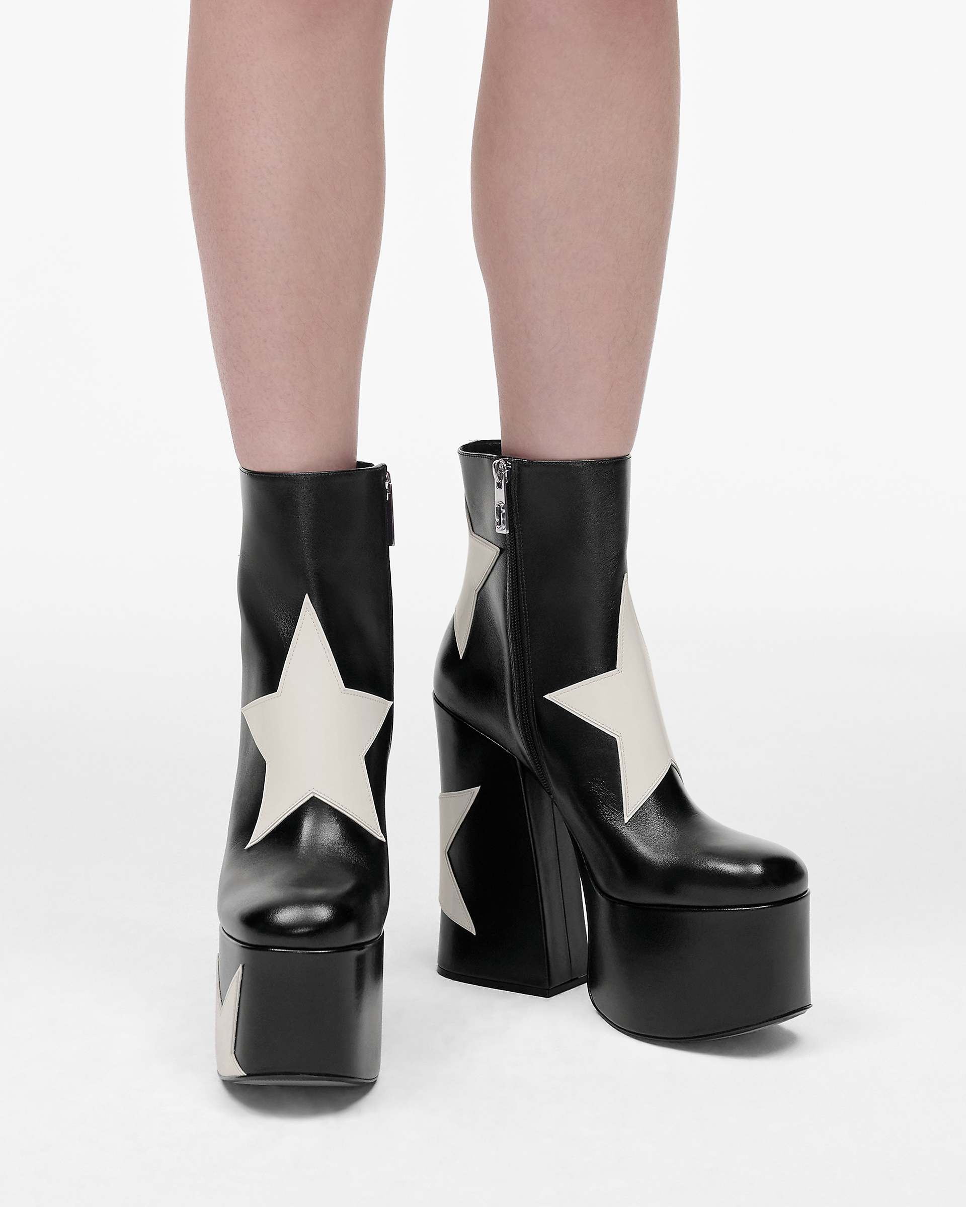 Marc Jacobs Marc Jacobs The Star Patchwork Kiki Platform Boot Black Black