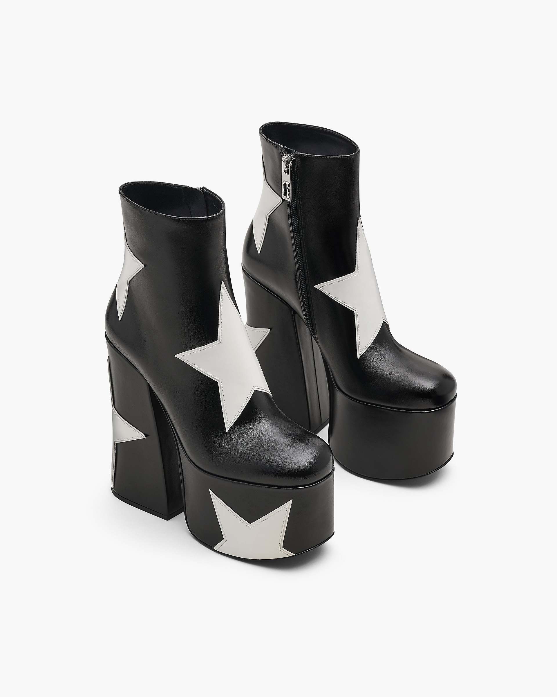 Marc Jacobs Marc Jacobs The Star Patchwork Kiki Platform Boot Black Black