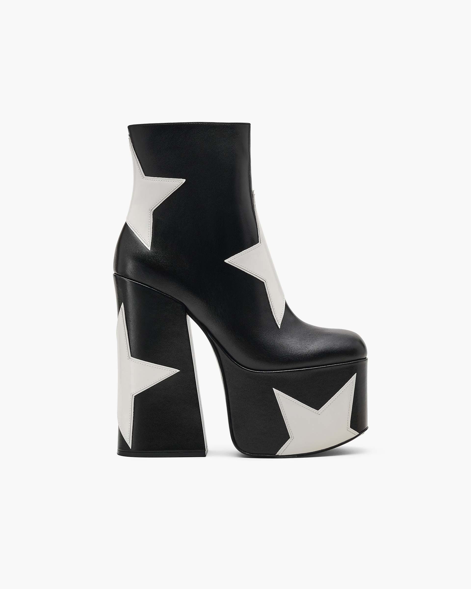 Marc Jacobs Marc Jacobs The Star Patchwork Kiki Platform Boot Black Black