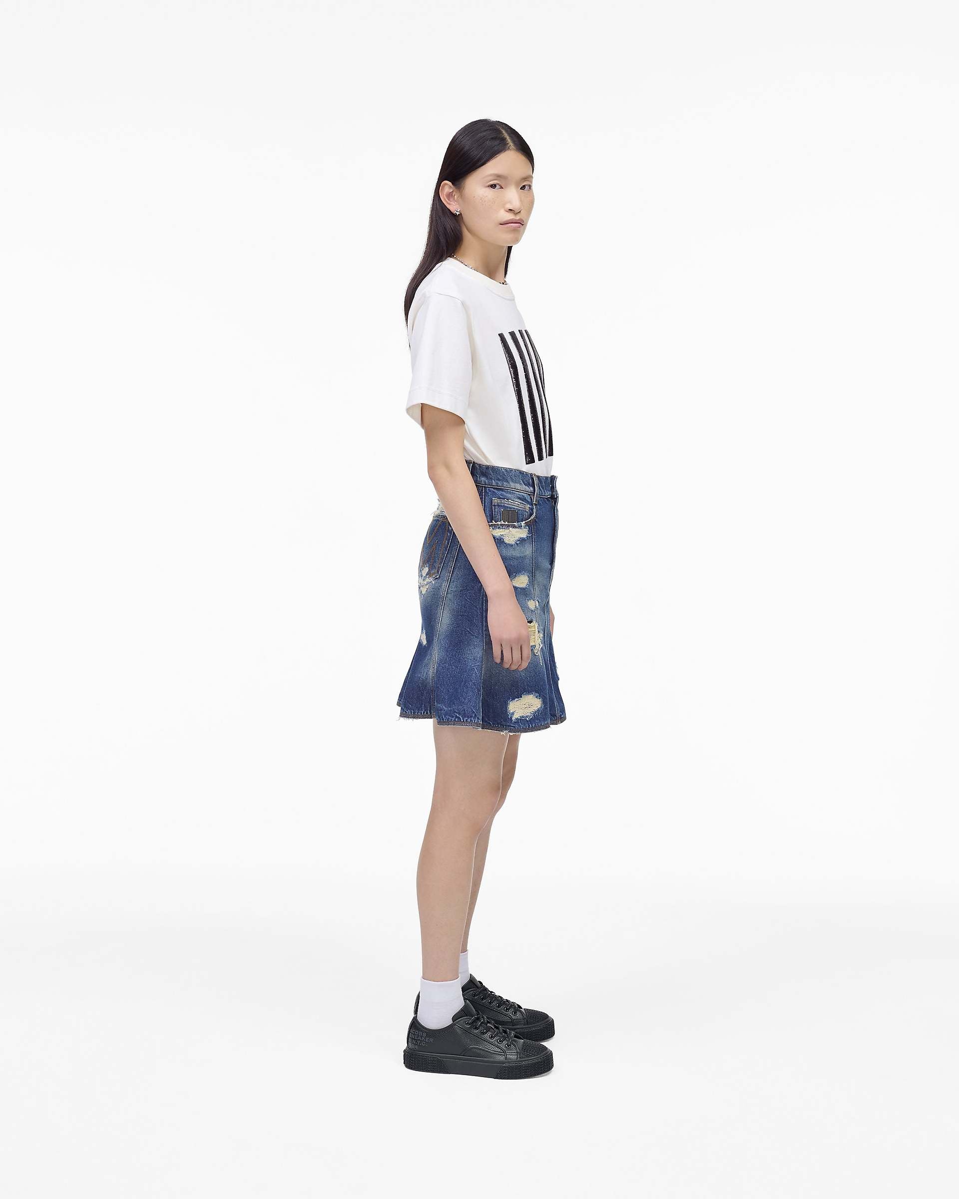 Marc Jacobs Marc Jacobs The Leather Sneaker Black Black