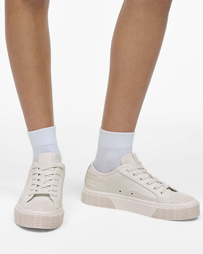 Marc Jacobs Marc Jacobs The Leather Sneaker Cotton White Cotton White