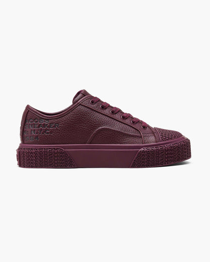 Marc Jacobs Marc Jacobs The Leather Sneaker Dark Plum Dark Plum