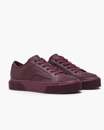 Marc Jacobs Marc Jacobs The Leather Sneaker Dark Plum Dark Plum