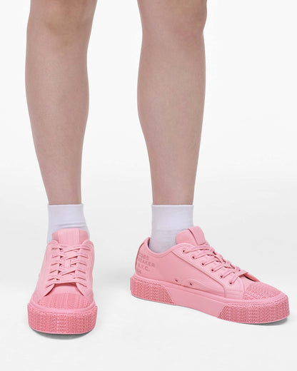 Marc Jacobs Marc Jacobs The Leather Sneaker Ribbon Pink Ribbon Pink