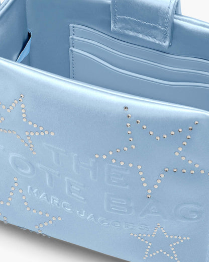 Marc Jacobs Marc Jacobs The Star Satin Mini Tote Bag Cloud Blue Cloud Blue