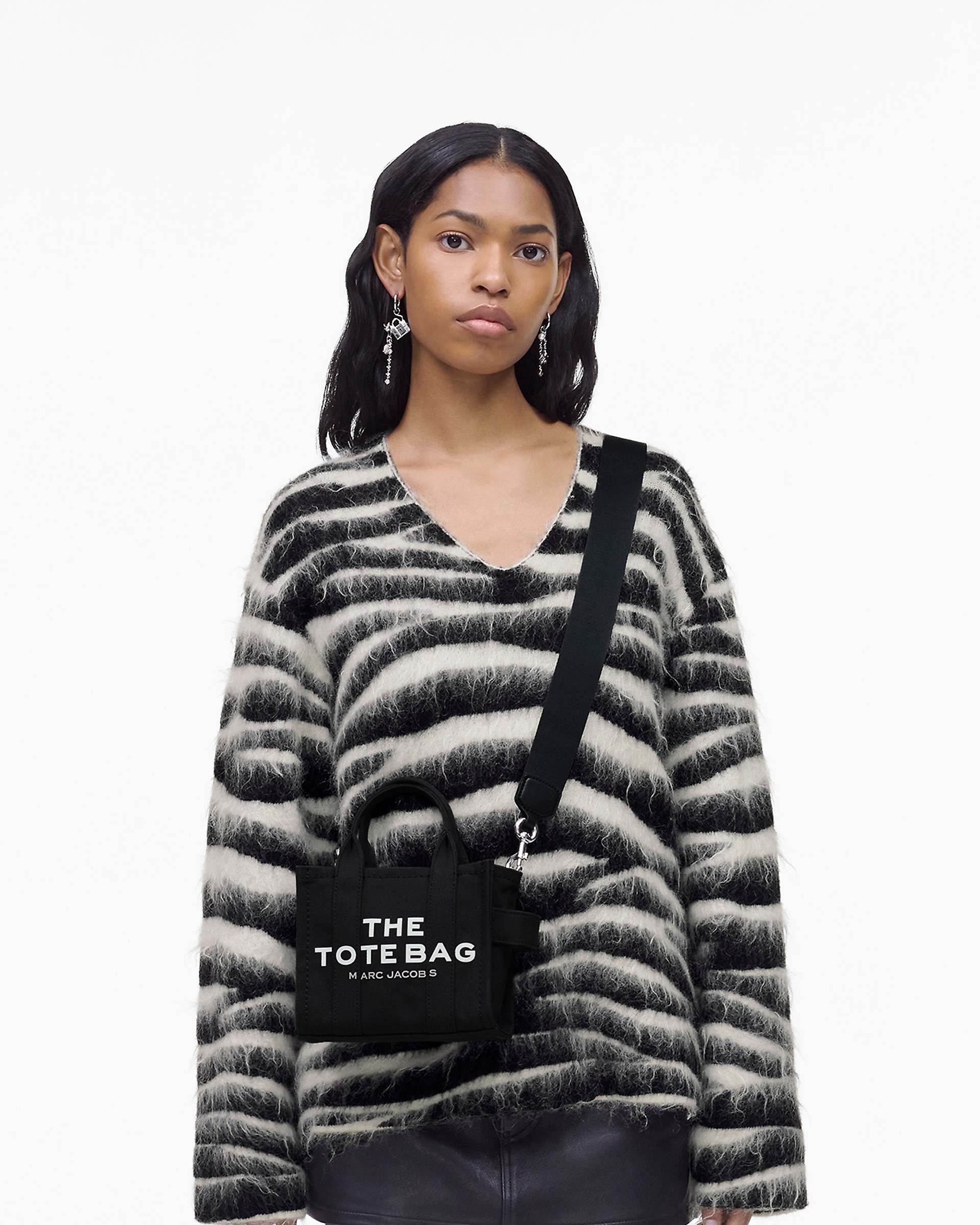 Marc Jacobs Marc Jacobs The Canvas Crossbody Tote Bag Black Black