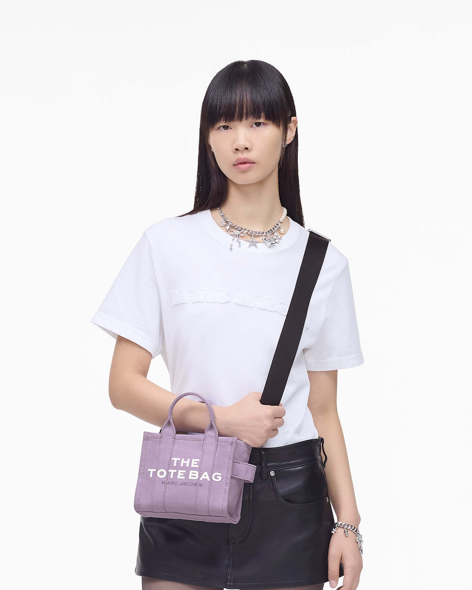 Marc Jacobs Marc Jacobs The Canvas Crossbody Tote Bag Lilac Lilac