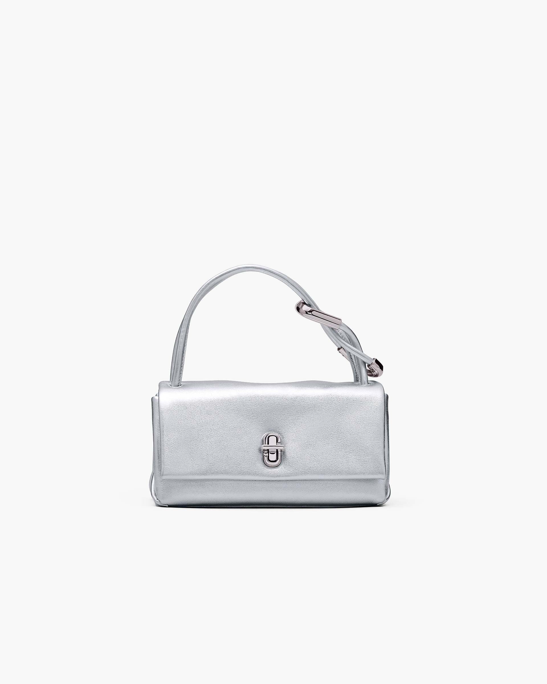 Marc Jacobs Marc Jacobs The Metallic Mini Dual Bag Silver Silver