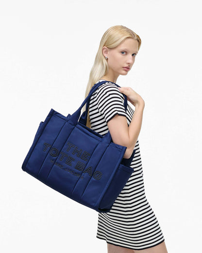 Marc Jacobs Marc Jacobs The Puffy Nylon Large Tote Bag Blue Sea Blue Sea