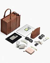 Marc Jacobs The Puffy Nylon Medium Tote Bag Blue Sea