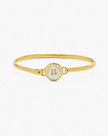 Marc Jacobs Marc Jacobs The Button Hinge Bracelet Gold/Cream Gold/cream