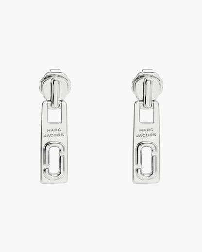 Marc Jacobs Marc Jacobs J Marc Zipper Earrings Silver Silver