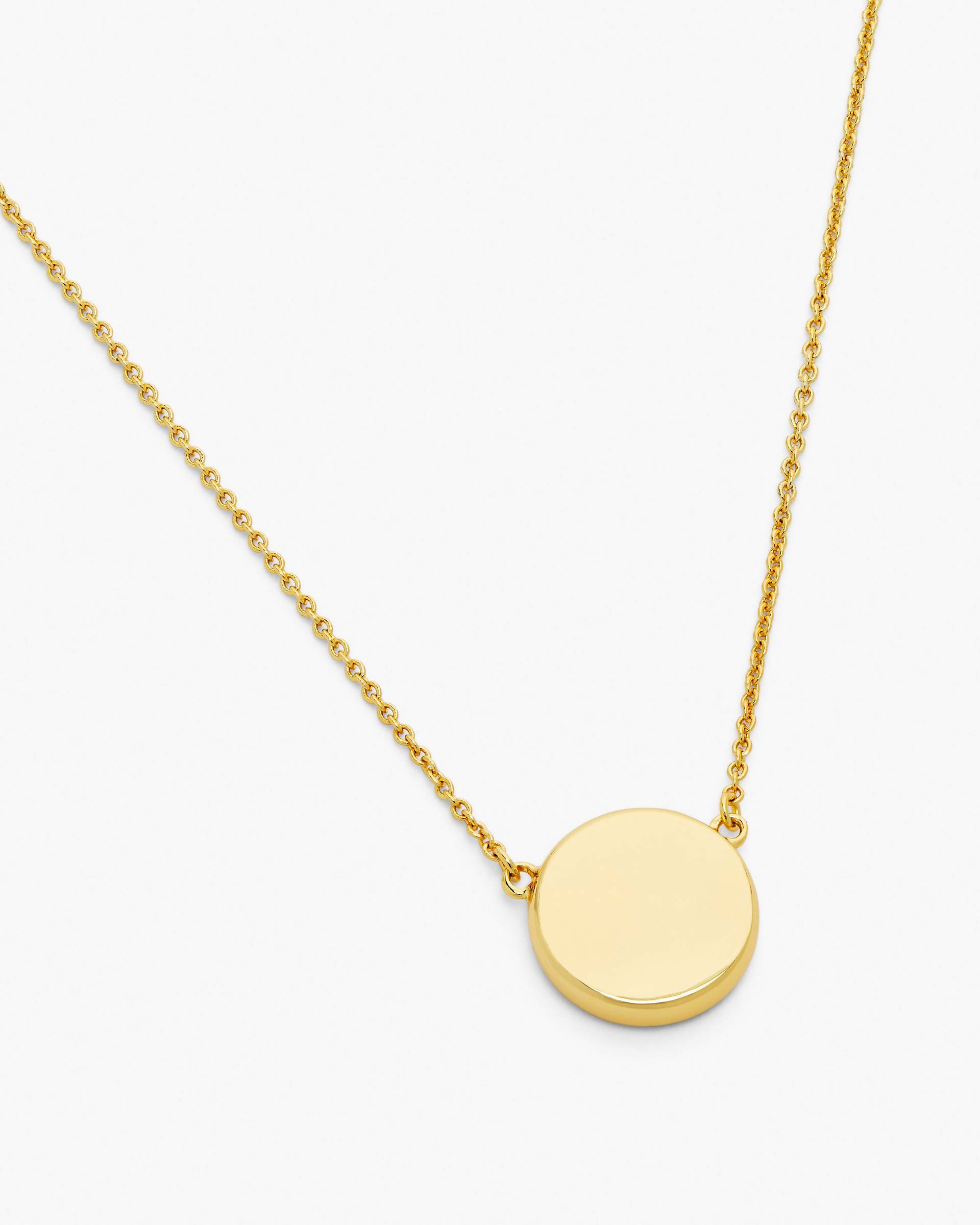Marc Jacobs Marc Jacobs The Button Pendant Necklace Gold/Cream Gold/cream
