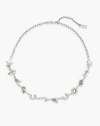Marc Jacobs Marc Jacobs Balloon Necklace Light Antique Silver Light Antique Silver