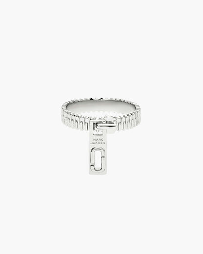 Marc Jacobs Marc Jacobs J Marc Zipper Ring Silver Silver