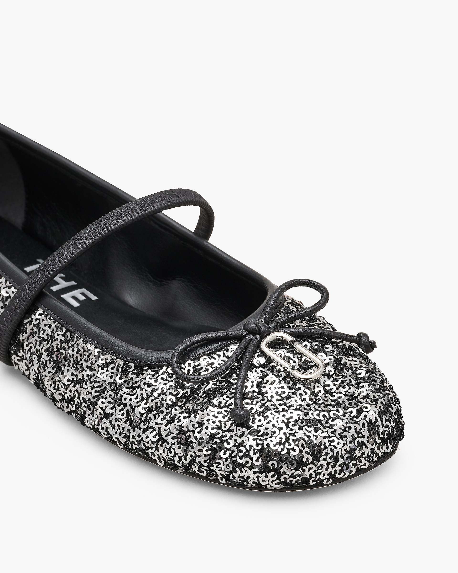 Marc Jacobs Marc Jacobs The Sequin Sabrina Ballerina Silver Silver