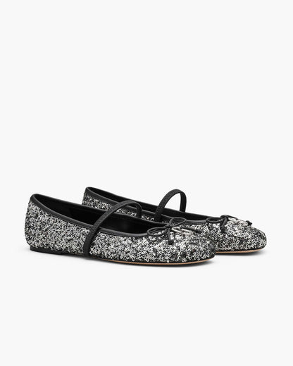 Marc Jacobs Marc Jacobs The Sequin Sabrina Ballerina Silver Silver