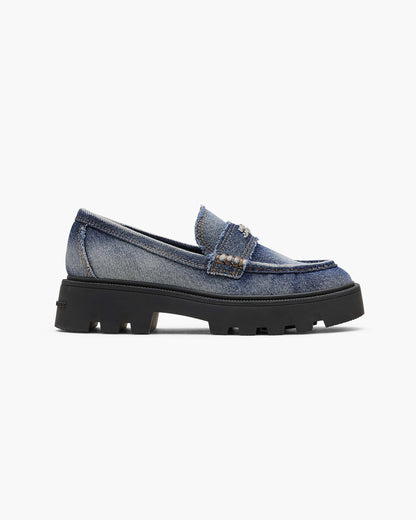 Marc Jacobs Marc Jacobs The Faded Denim Frankie Loafer Faded Vintage Indigo Faded Vintage Indigo