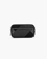Marc Jacobs The Suede Patchwork Snapshot Black Multi