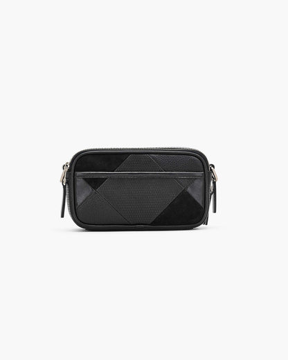 Marc Jacobs Marc Jacobs The Suede Patchwork Snapshot Black Multi Black Multi