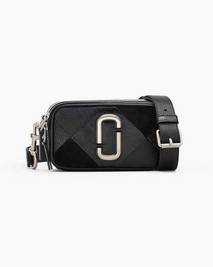 Marc Jacobs Marc Jacobs The Suede Patchwork Snapshot Black Multi Black Multi
