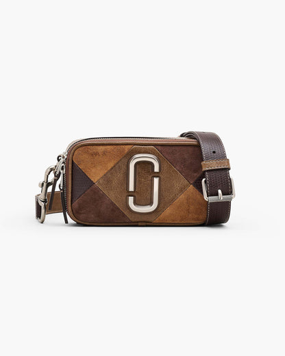 Marc Jacobs Marc Jacobs The Suede Patchwork Snapshot Brown Multi Brown Multi