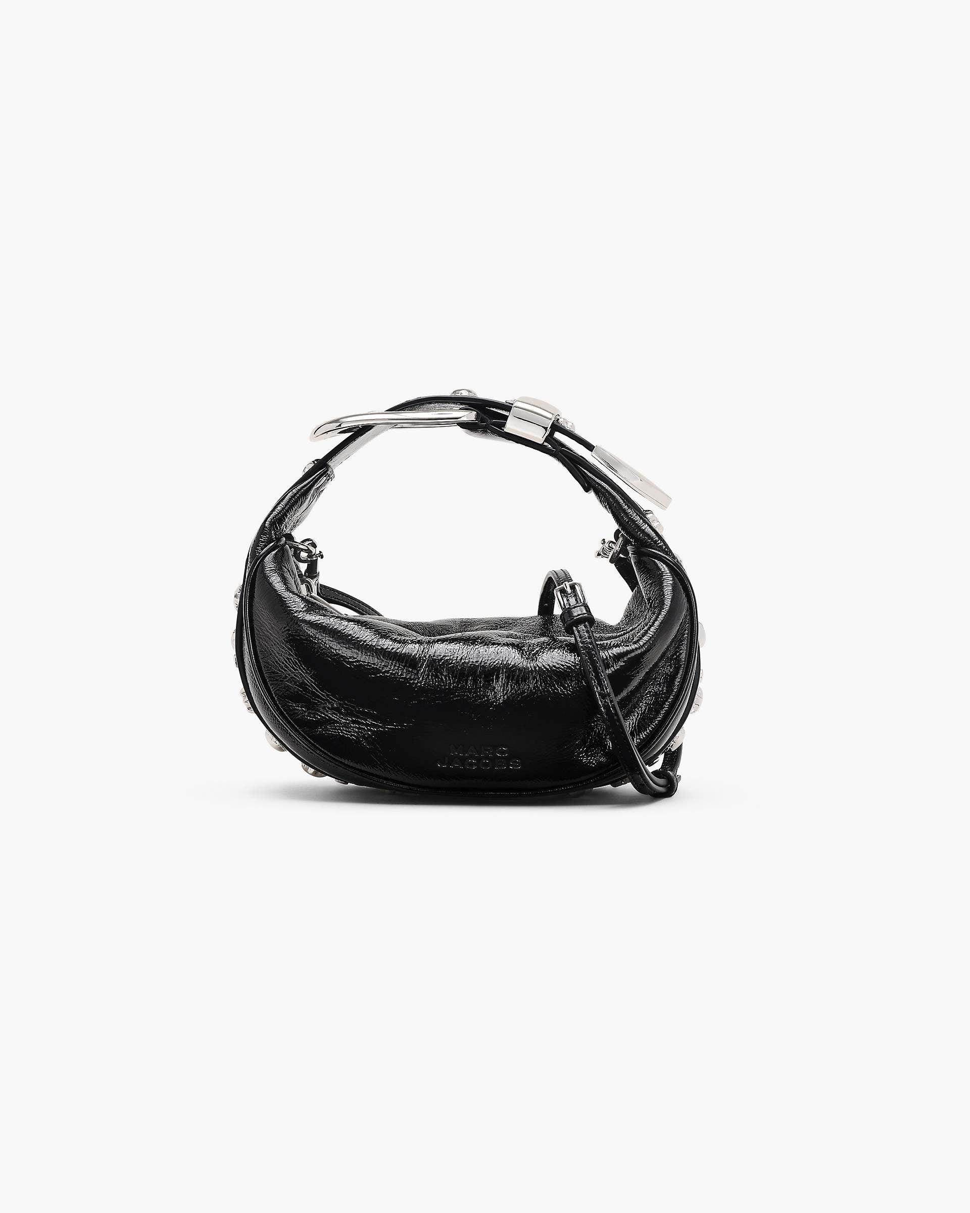 Marc Jacobs Marc Jacobs The Crinkle Patent Party Bag Black Black