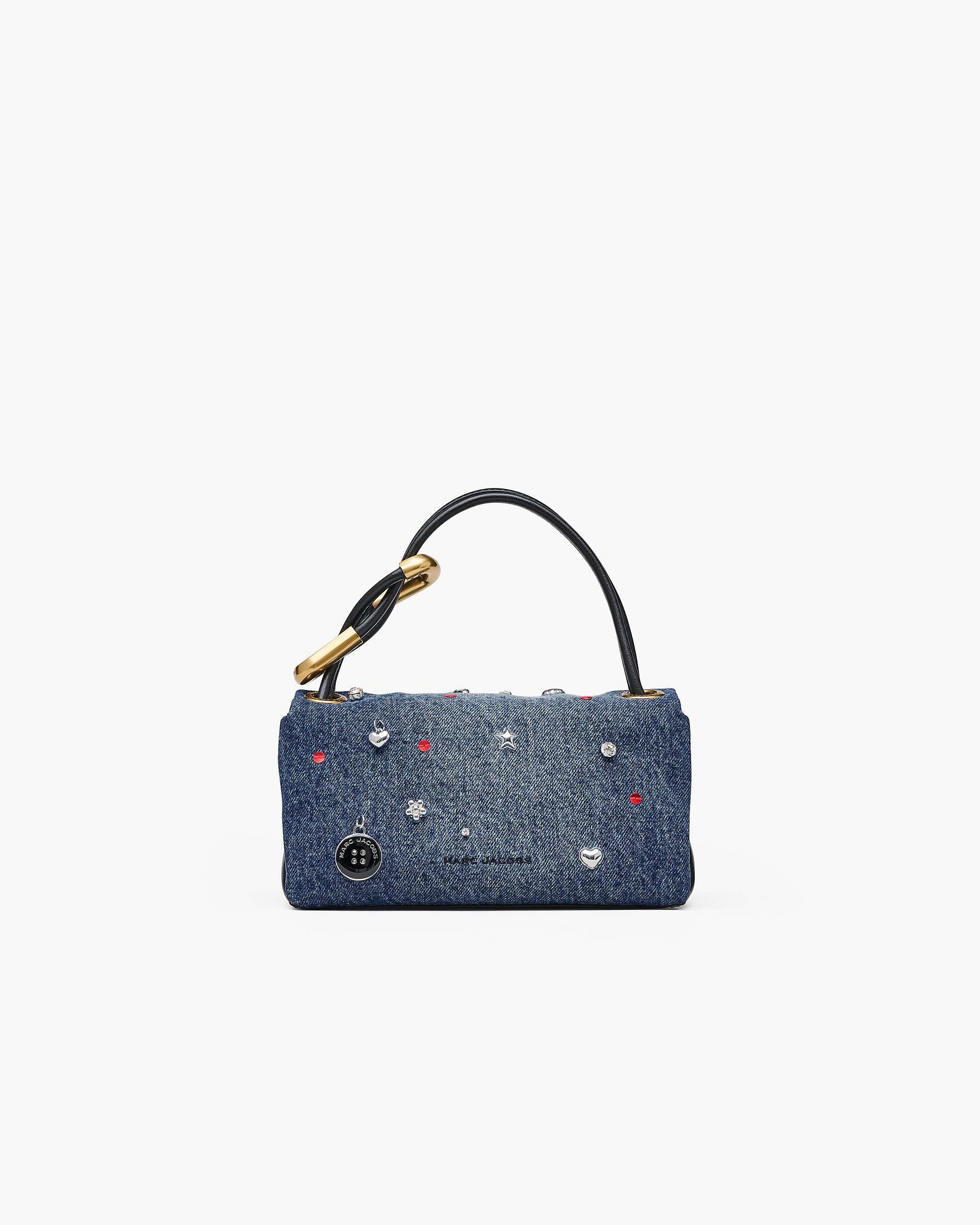 Marc Jacobs Marc Jacobs The Trinket Charm Denim Mini Dual Bag Medium Wash Multi Medium Wash Multi