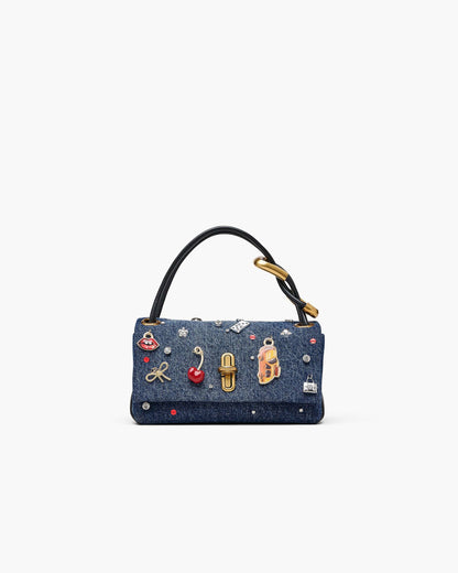 Marc Jacobs Marc Jacobs The Trinket Charm Denim Mini Dual Bag Medium Wash Multi Medium Wash Multi