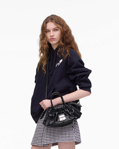 Marc Jacobs Marc Jacobs The Croc Cristina Small Satchel Black Black