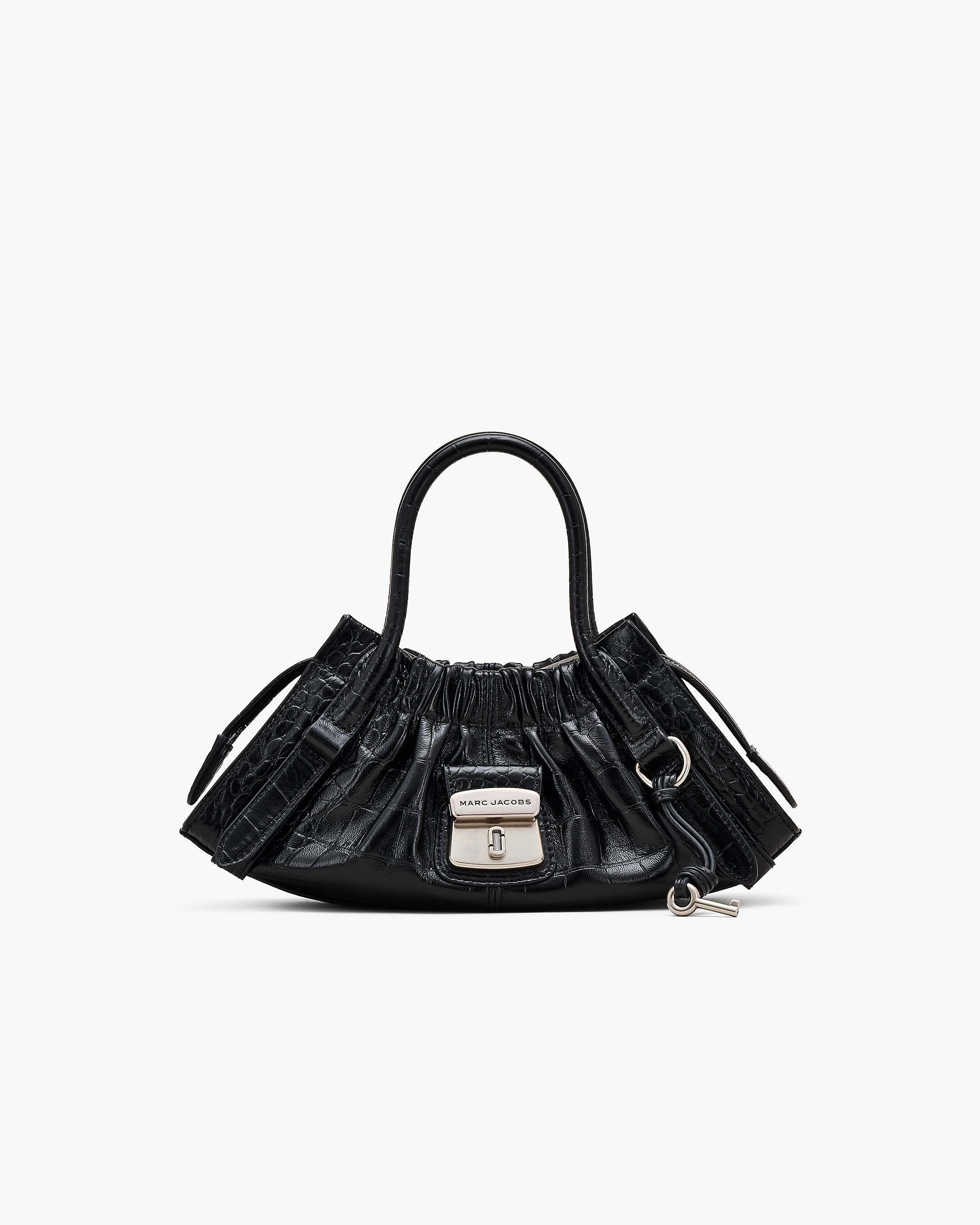 Marc Jacobs Marc Jacobs The Croc Cristina Small Satchel Black Black