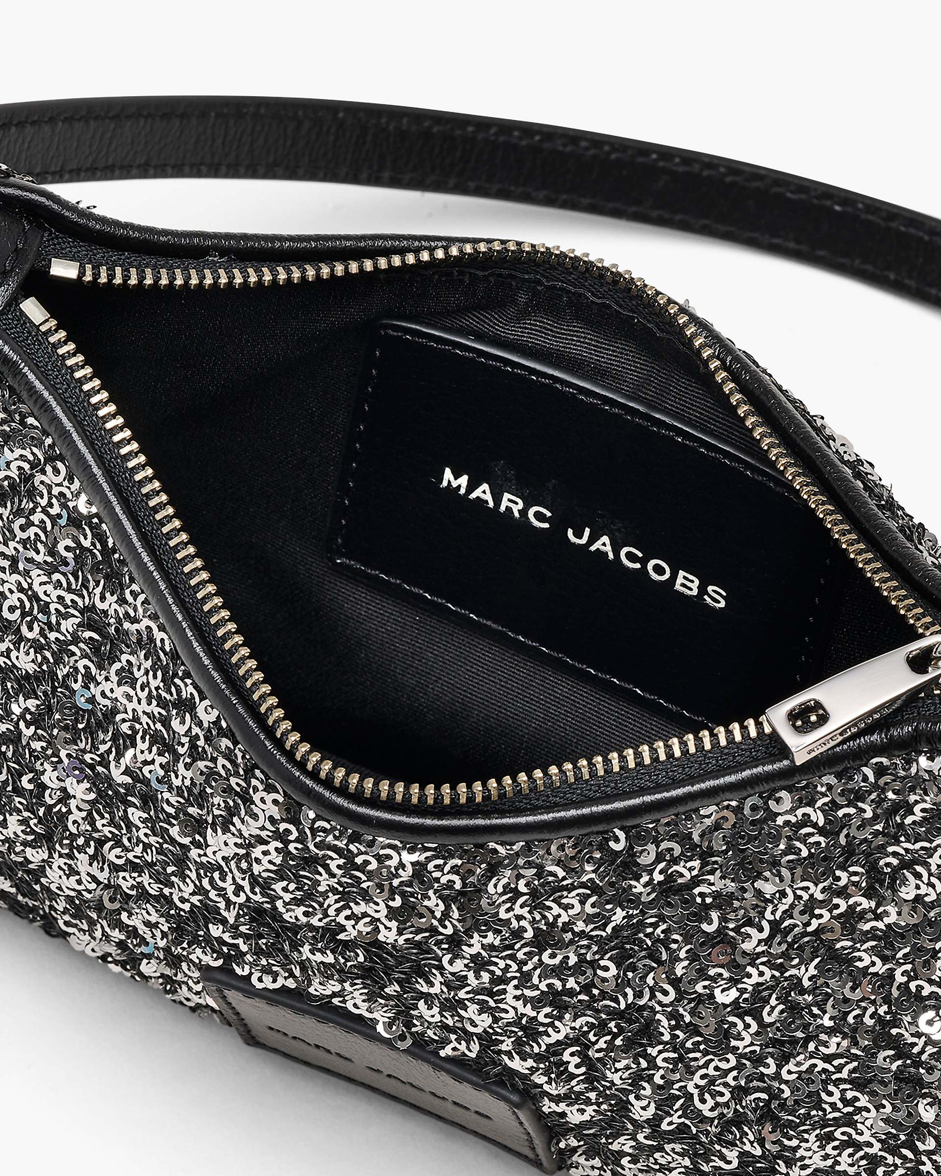Marc Jacobs Marc Jacobs The Sequin Charm Shoulder Bag Silver Silver