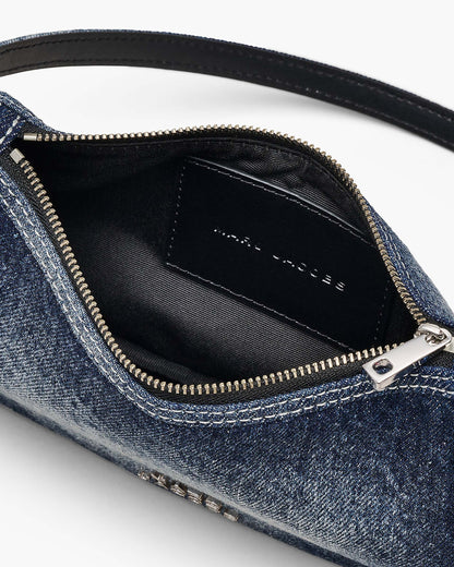 Marc Jacobs Marc Jacobs The Faded Denim Charm Shoulder Bag Faded Vintage Indigo Faded Vintage Indigo