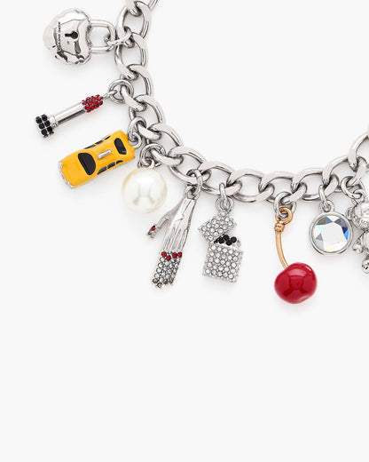Marc Jacobs Marc Jacobs The Trinket Charm Bracelet Silver/Multi Silver/multi