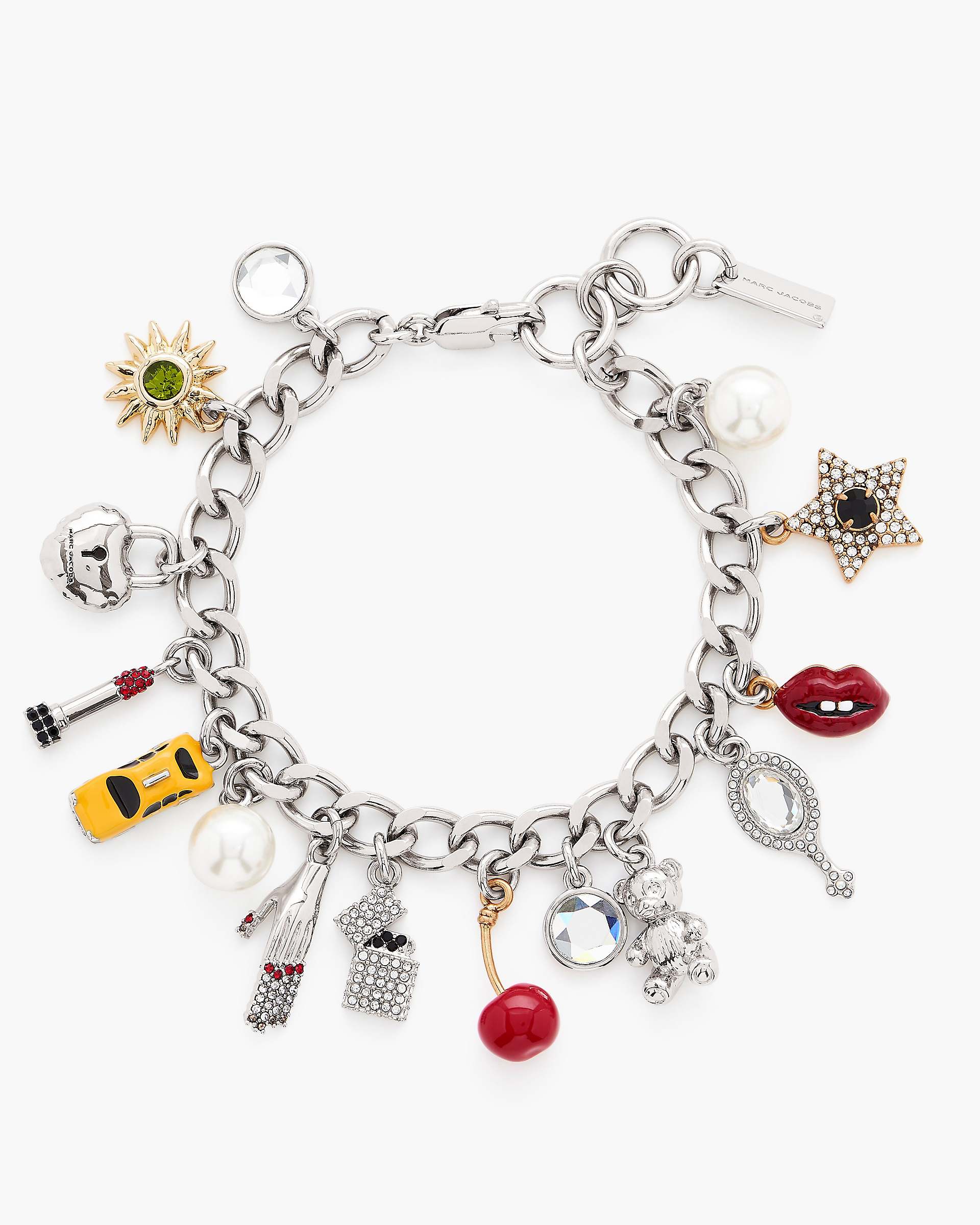 Marc Jacobs Marc Jacobs The Trinket Charm Bracelet Silver/Multi Silver/multi