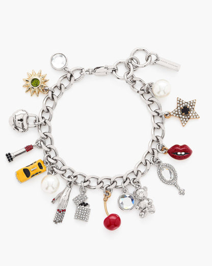 Marc Jacobs Marc Jacobs The Trinket Charm Bracelet Silver/Multi Silver/multi