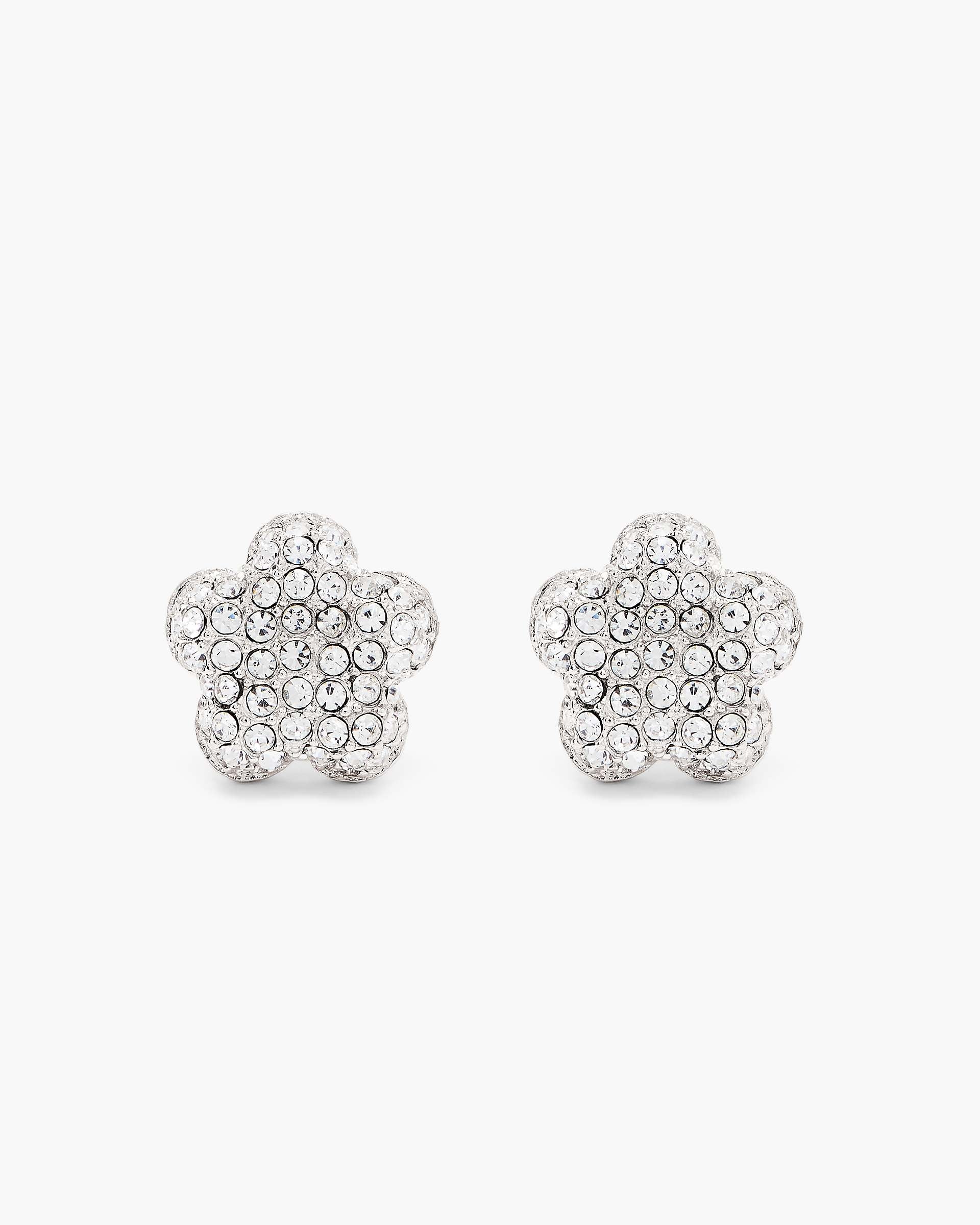 Marc Jacobs Marc Jacobs The Daisy Pave Stud Earrings Silver/Crystal Silver/crystal