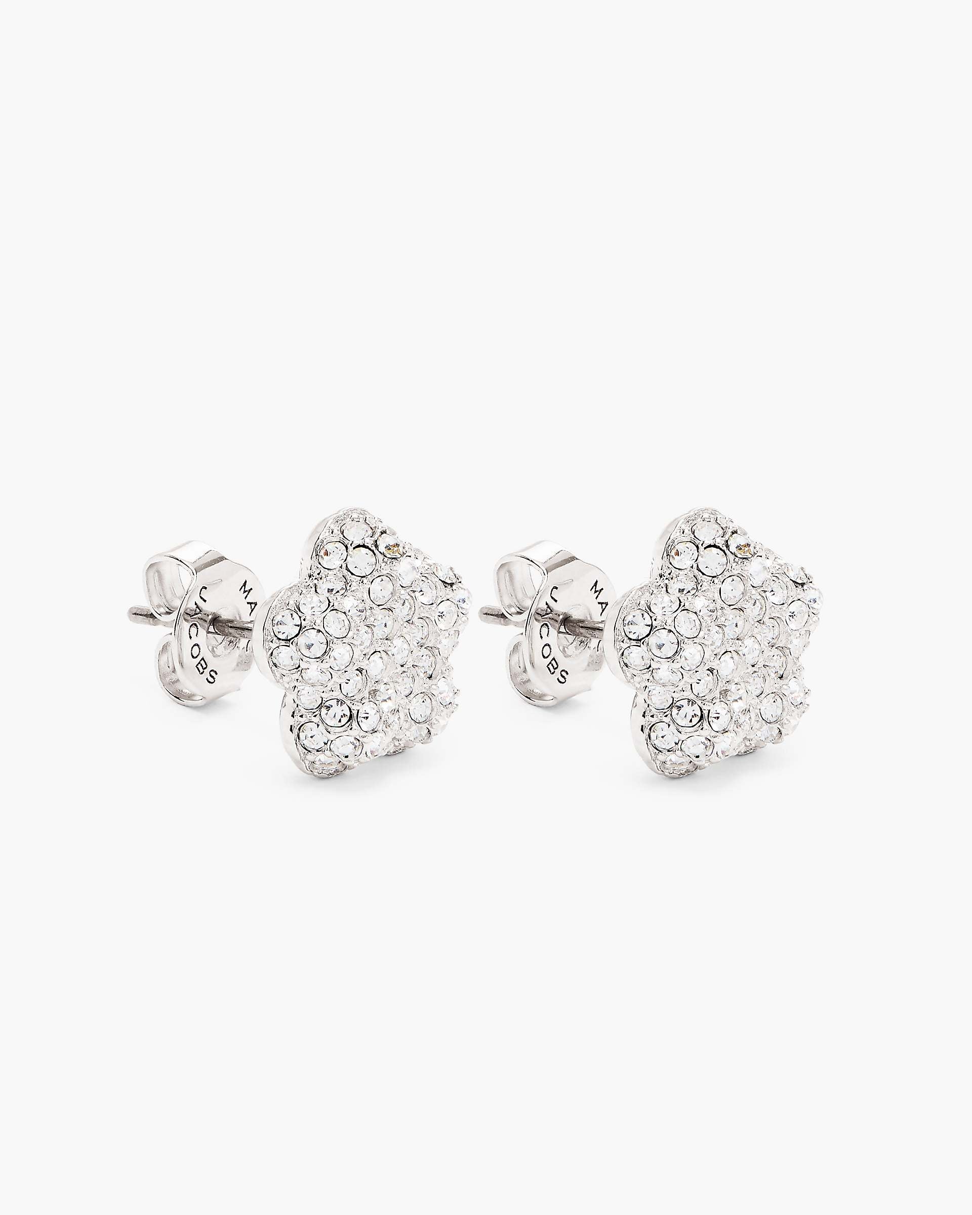 Marc Jacobs Marc Jacobs The Daisy Pave Stud Earrings Silver/Crystal Silver/crystal